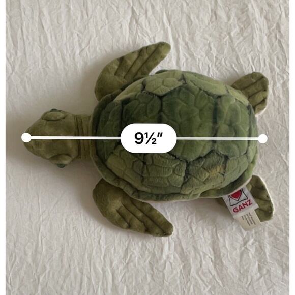 Ganz Webkinz Signature Sea Turtle Plush Stuffed Animal No Code WKSS2008 - Picture 9 of 10